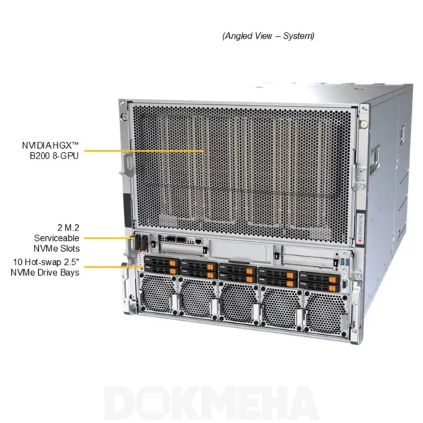 سرور گرافیکی سوپرمیکرو GPU SuperServer SYS-A22GA-NBRT HGX B200