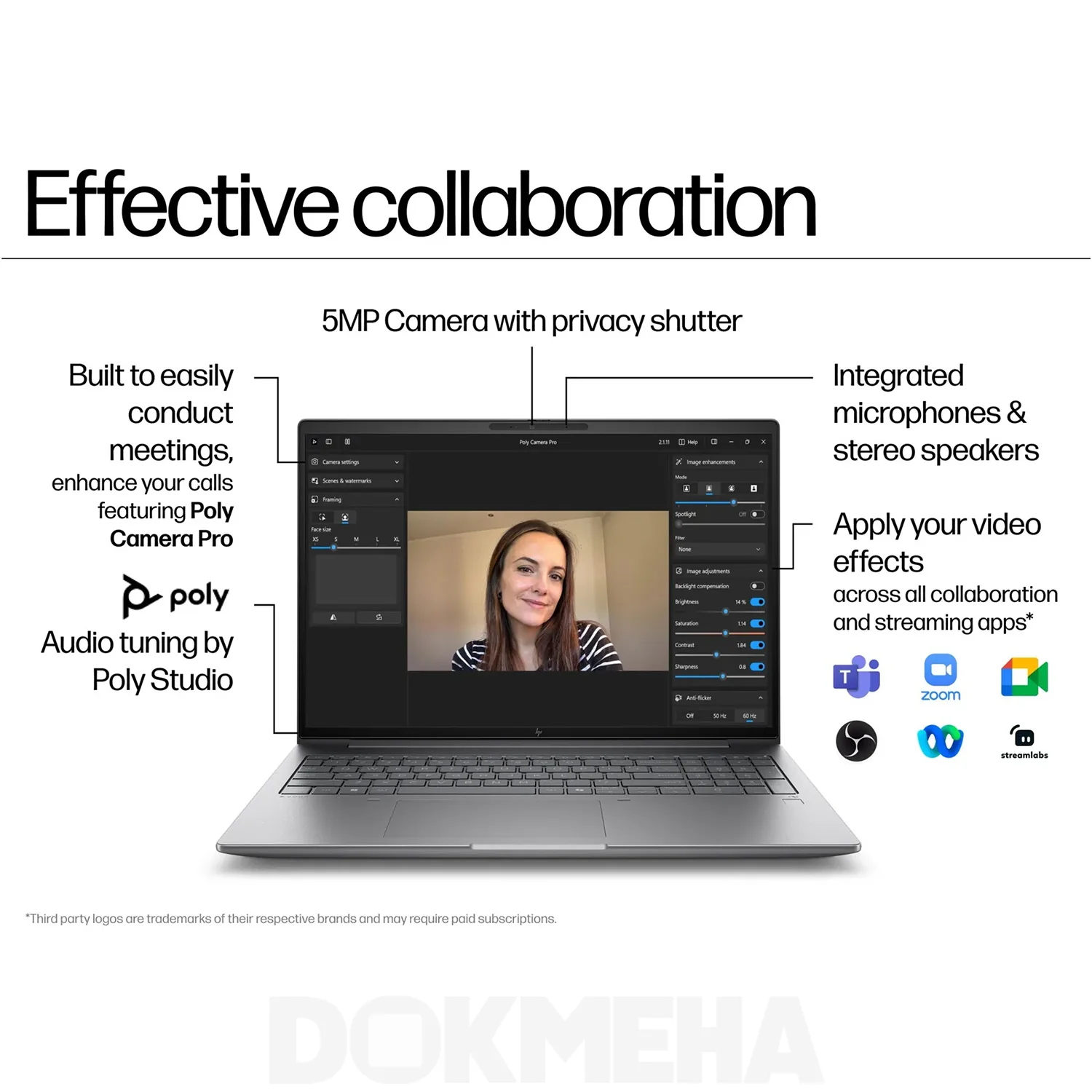 لپتاپ ورکاستیشن HP ZBook X G1i 16 inch Mobile Workstation PC نمای ویژگی ها
