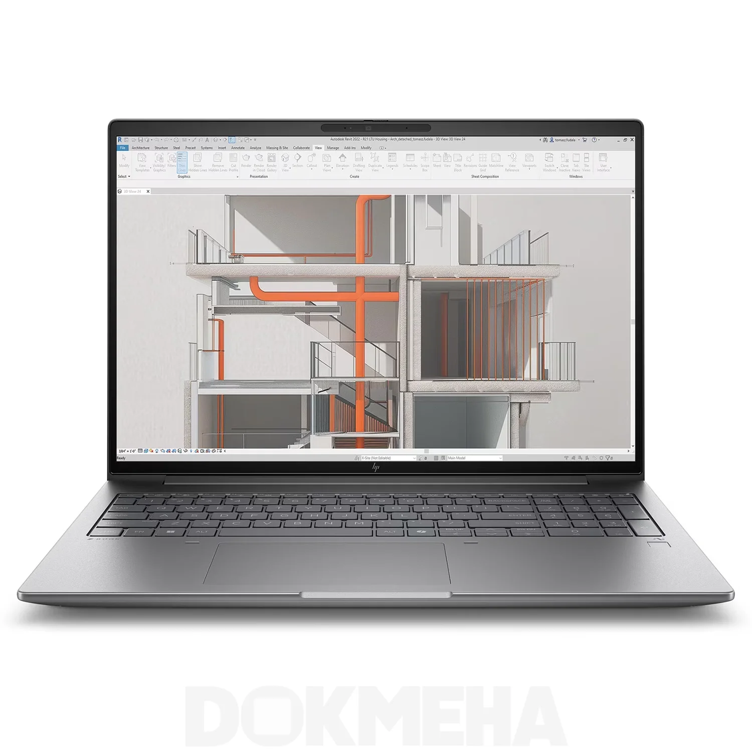 لپتاپ ورکاستیشن HP ZBook X G1i 16 inch Mobile Workstation PC نمای روبرو