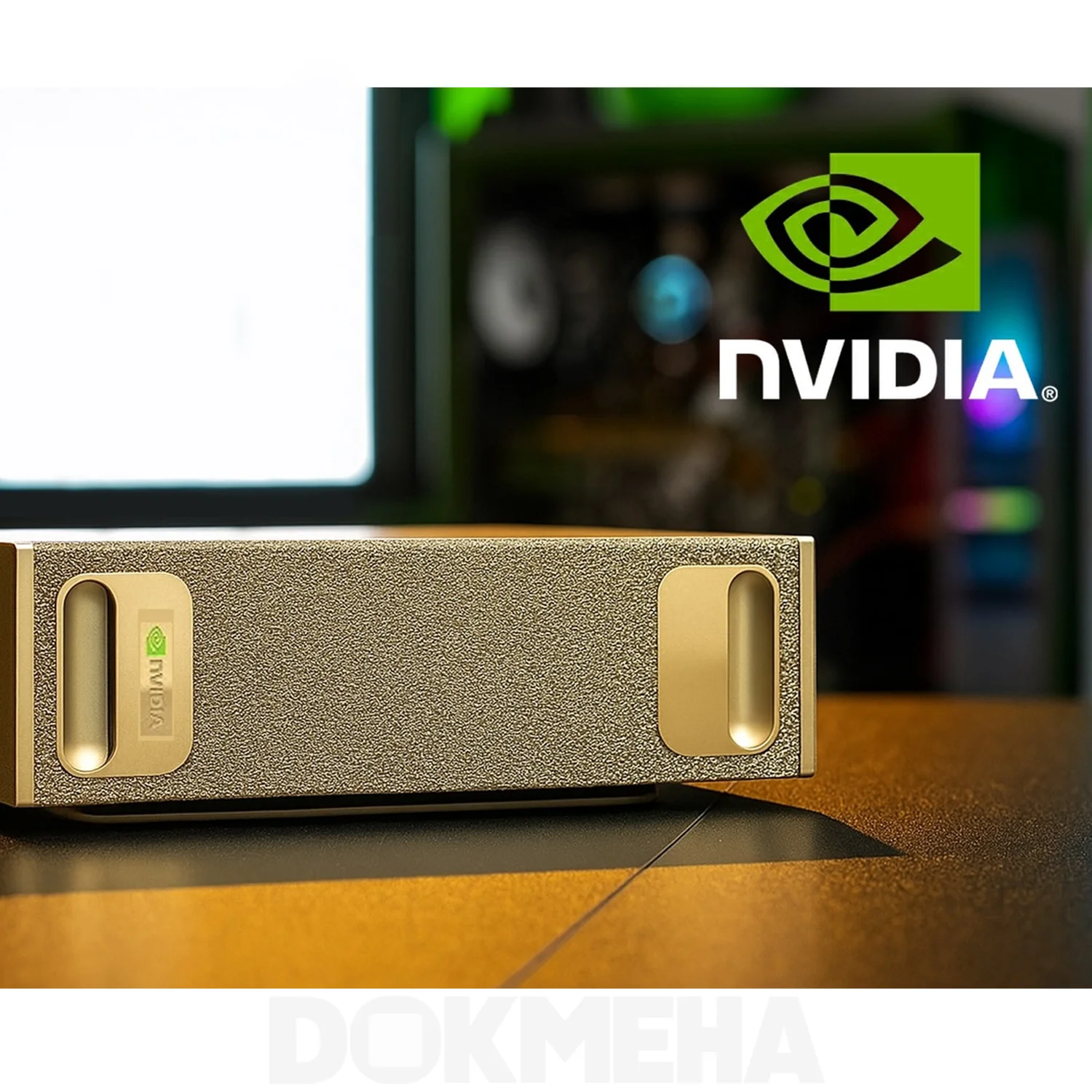 کامپیوتر شخصی هوش مصنوعی انویدیا NVIDIA DGX Spark؛ تراشه GB10 Grace Blackwell نمای جانبی چپ