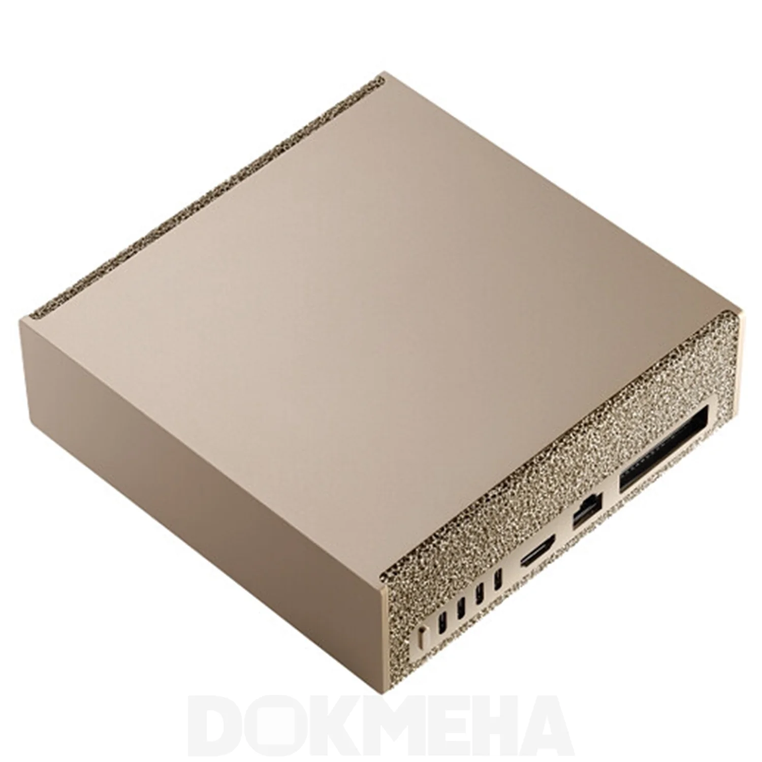 کامپیوتر شخصی هوش مصنوعی انویدیا NVIDIA DGX Spark؛ تراشه GB10 Grace Blackwell نمای پشتی بالا با پورتها