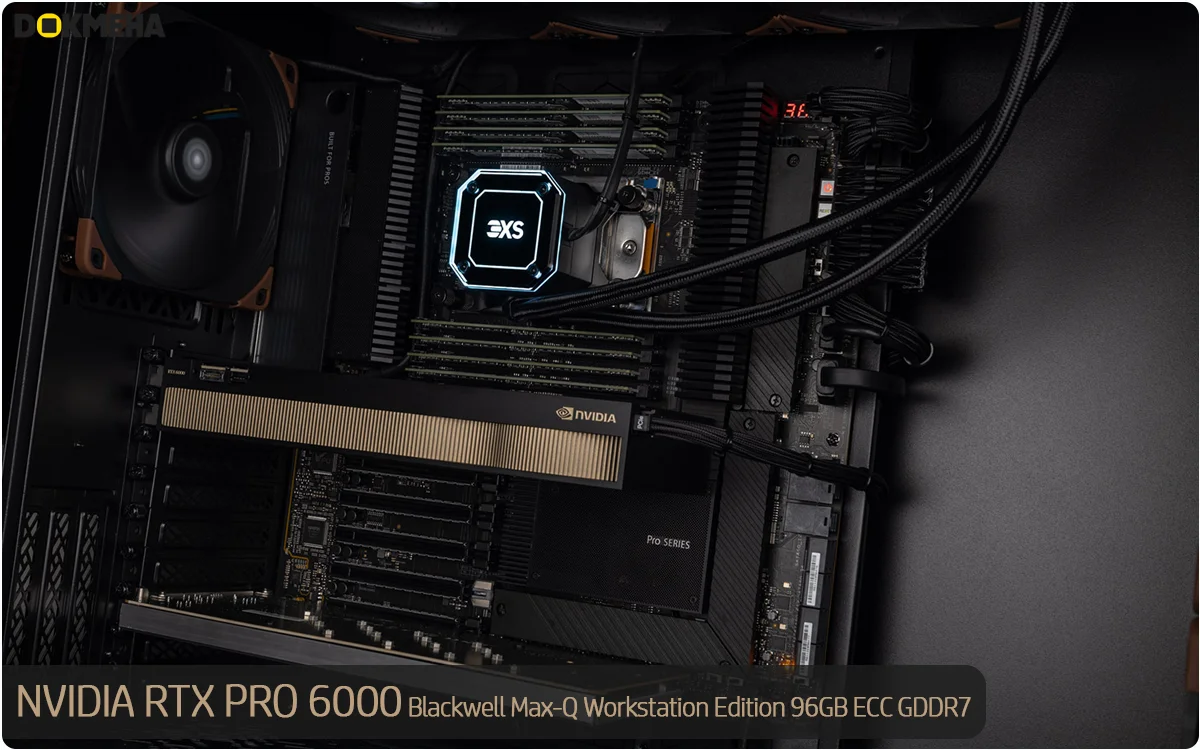 NVIDIA RTX PRO 6000 Blackwell Max-Q Workstation Edition 96GB ECC GDDR7 - IN Workstation PC - DOKMEHA - 1200 کارت گرافیگ انویدیا NVIDIA RTX PRO 6000 Blackwell Max-Q Workstation Edition 96GB ECC GDDR7 درون کیس ورک استشن دکمه ها