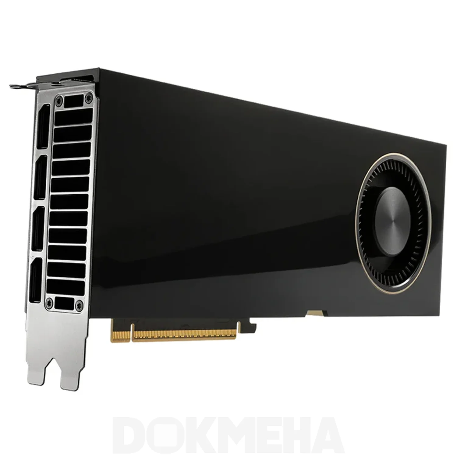 کارت گرافیگ انویدیا NVIDIA RTX PRO 6000 Blackwell Max-Q Workstation Edition 96GB ECC GDDR7 سمت بالا و پشت با پورتهای DP 2.1b