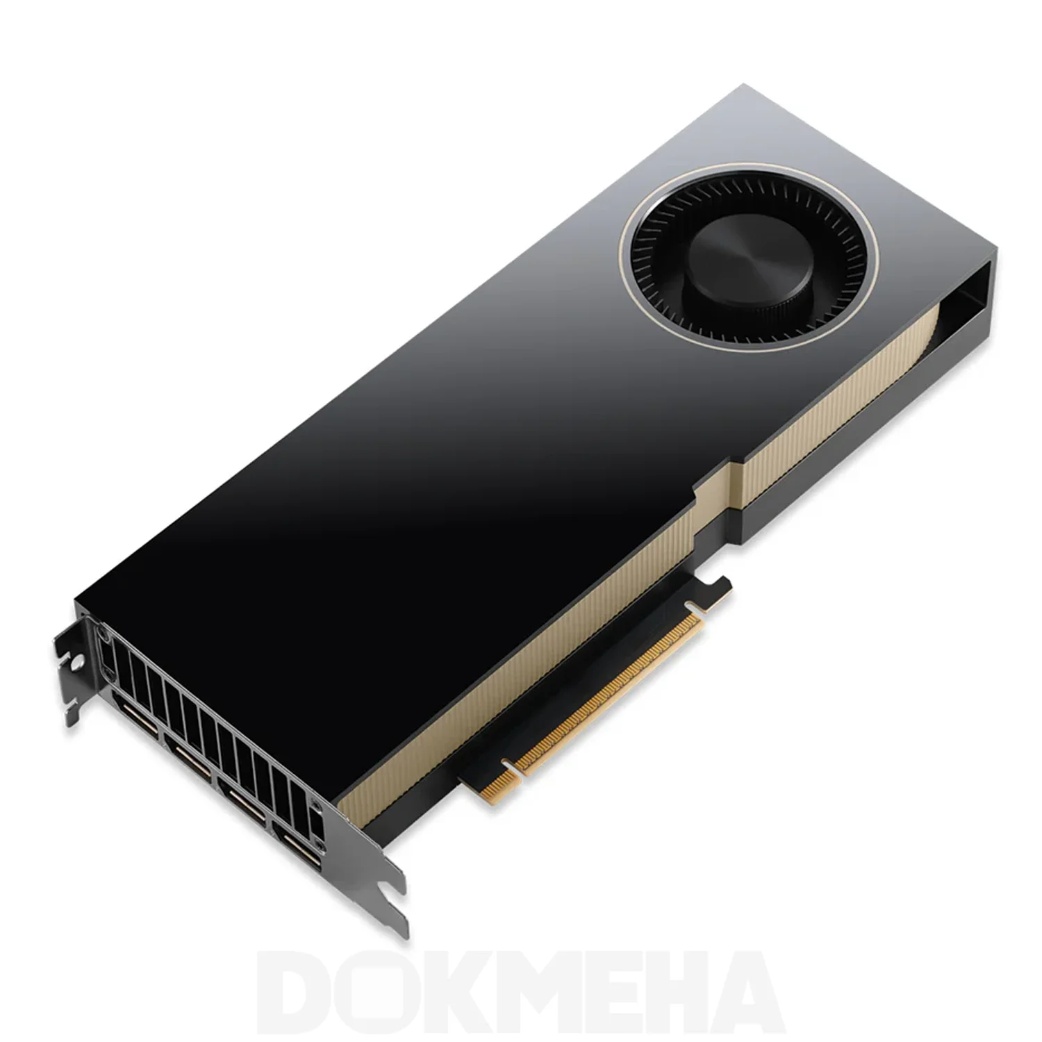 کارت گرافیگ انویدیا NVIDIA RTX PRO 6000 Blackwell Max-Q Workstation Edition 96GB ECC GDDR7 بالا و پشت کارت و نمای چهار پورت DP 2.1b