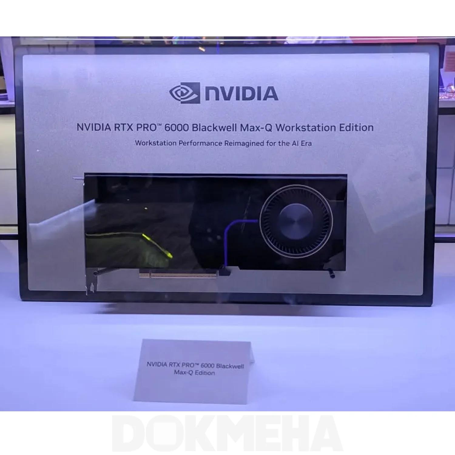 کارت گرافیگ انویدیا NVIDIA RTX PRO 6000 Blackwell Max-Q Workstation Edition 96GB ECC GDDR7 در نمایشگاه